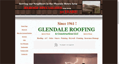 Desktop Screenshot of glendaleroofing.com