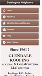 Mobile Screenshot of glendaleroofing.com